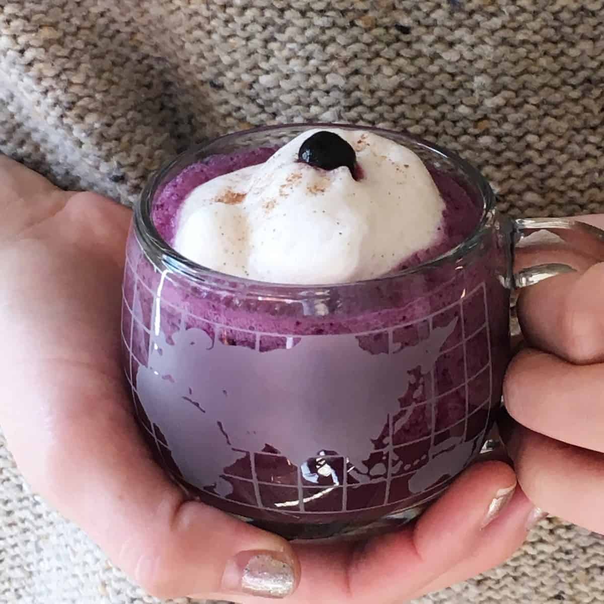 Blueberry Latte Breakfast Smoothie Jars