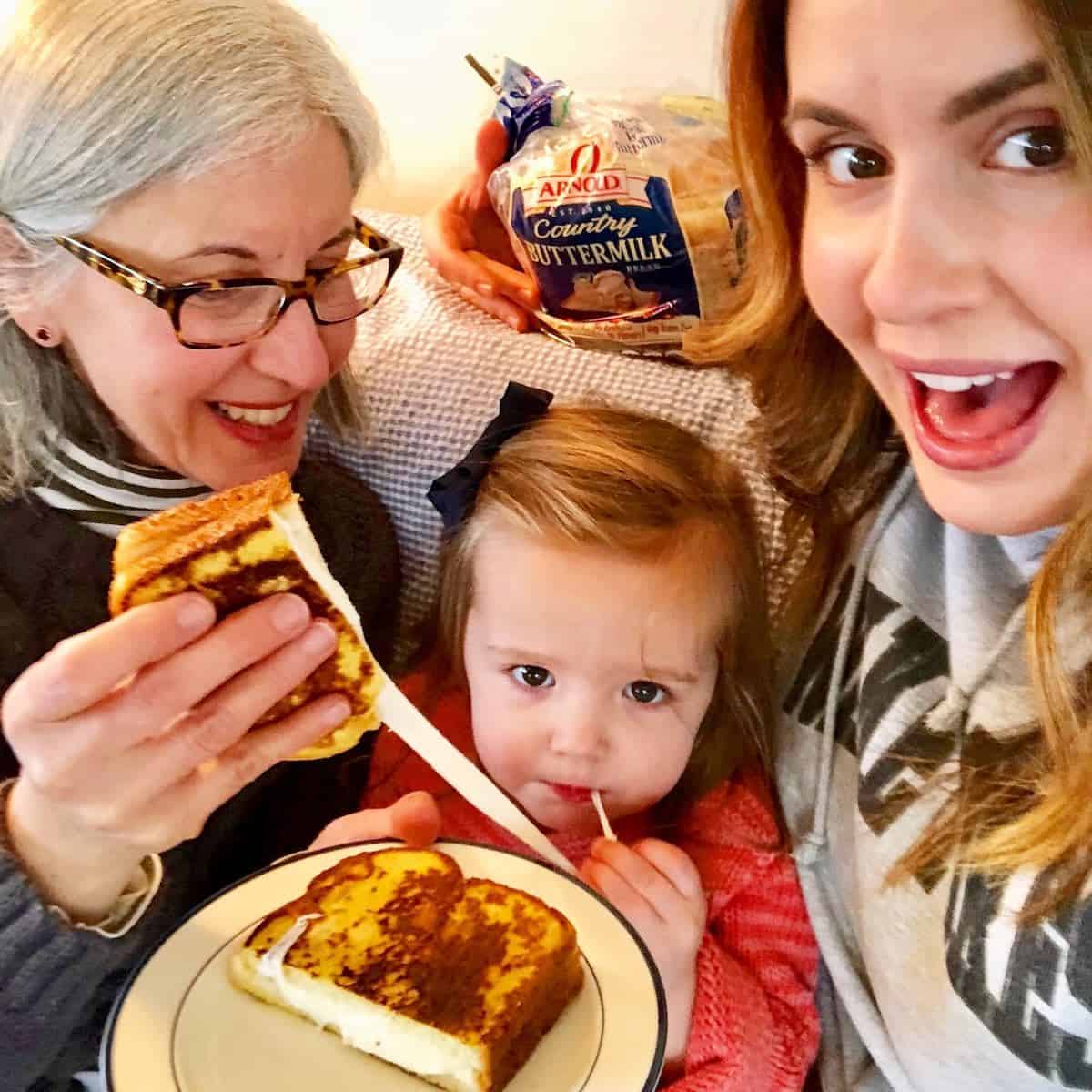 3 generations and our winning grilled cheese.