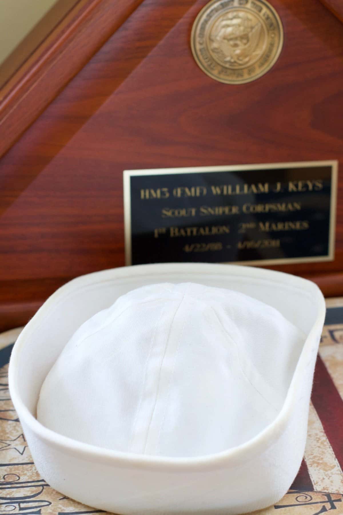 White sailor cap is one of my favorites of the many hats he wore.