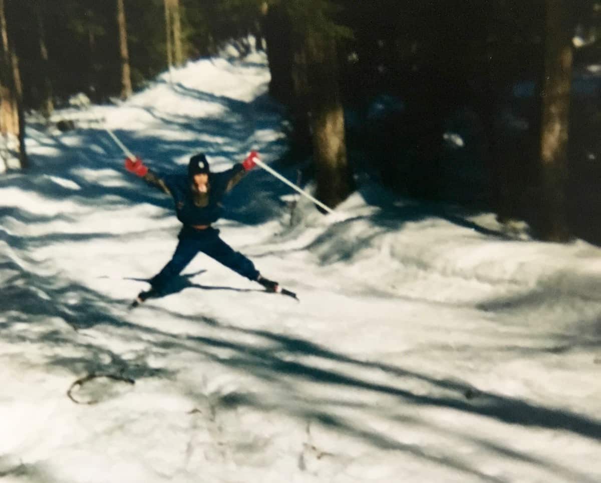 William x-country skiing.