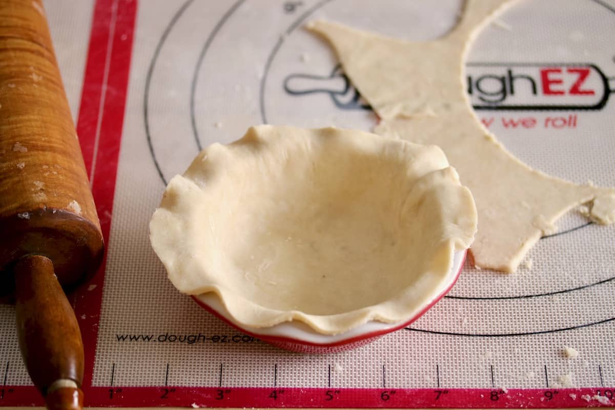 Mini pie dough.