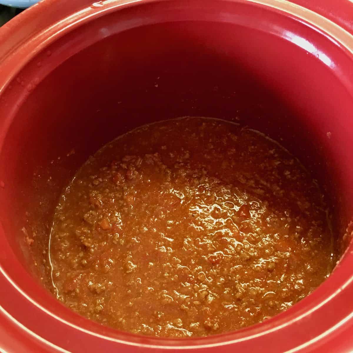 Tomato sauce.
