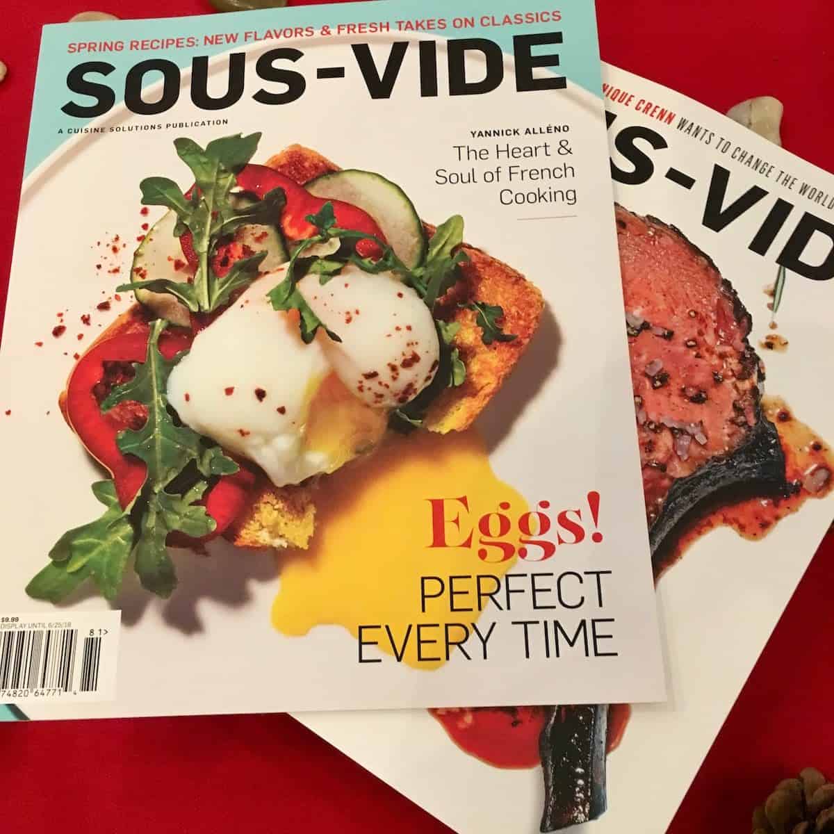 Sous vide magazines.