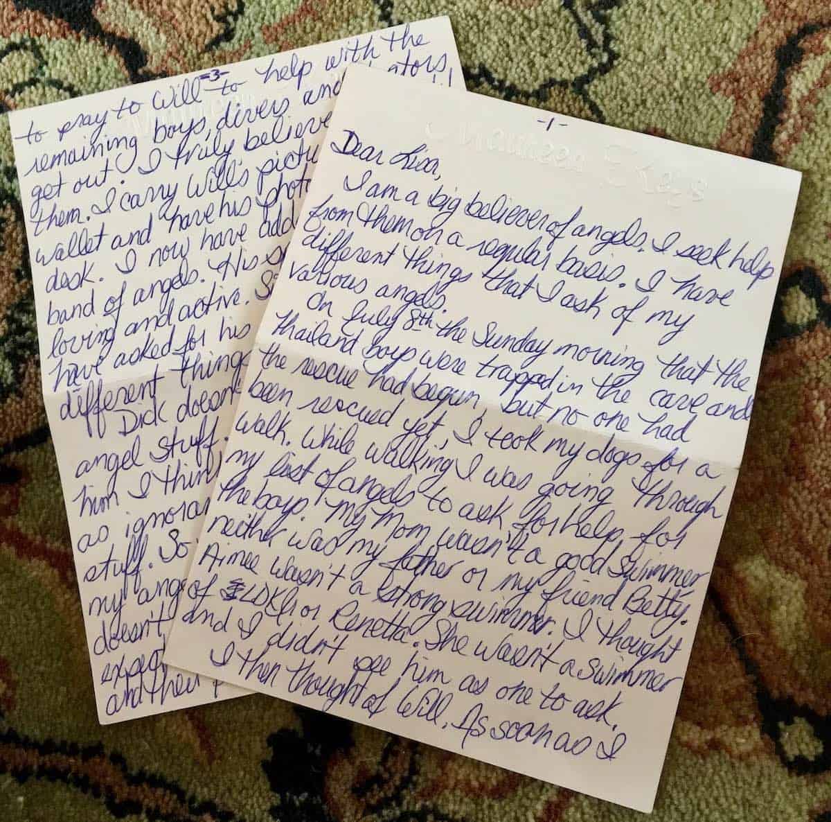 Hand written letter is powerful.