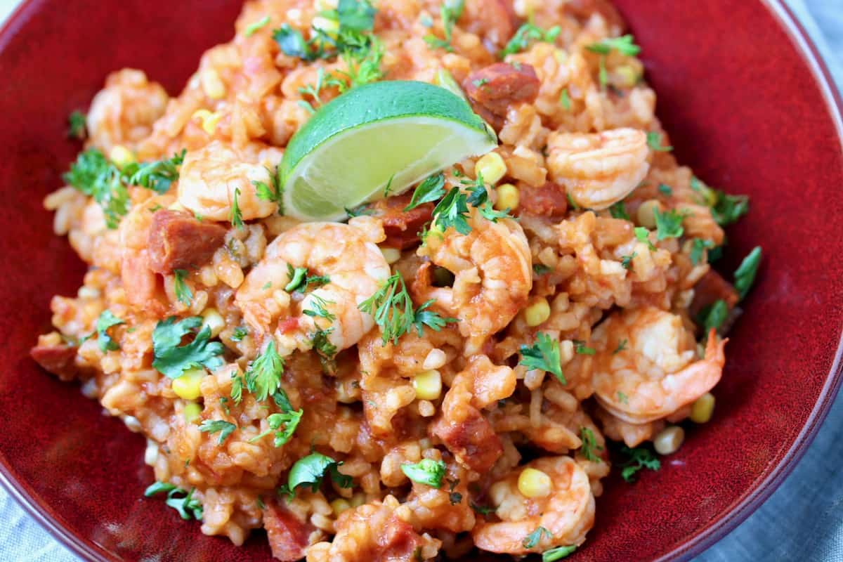 cantina style shrimp risotto