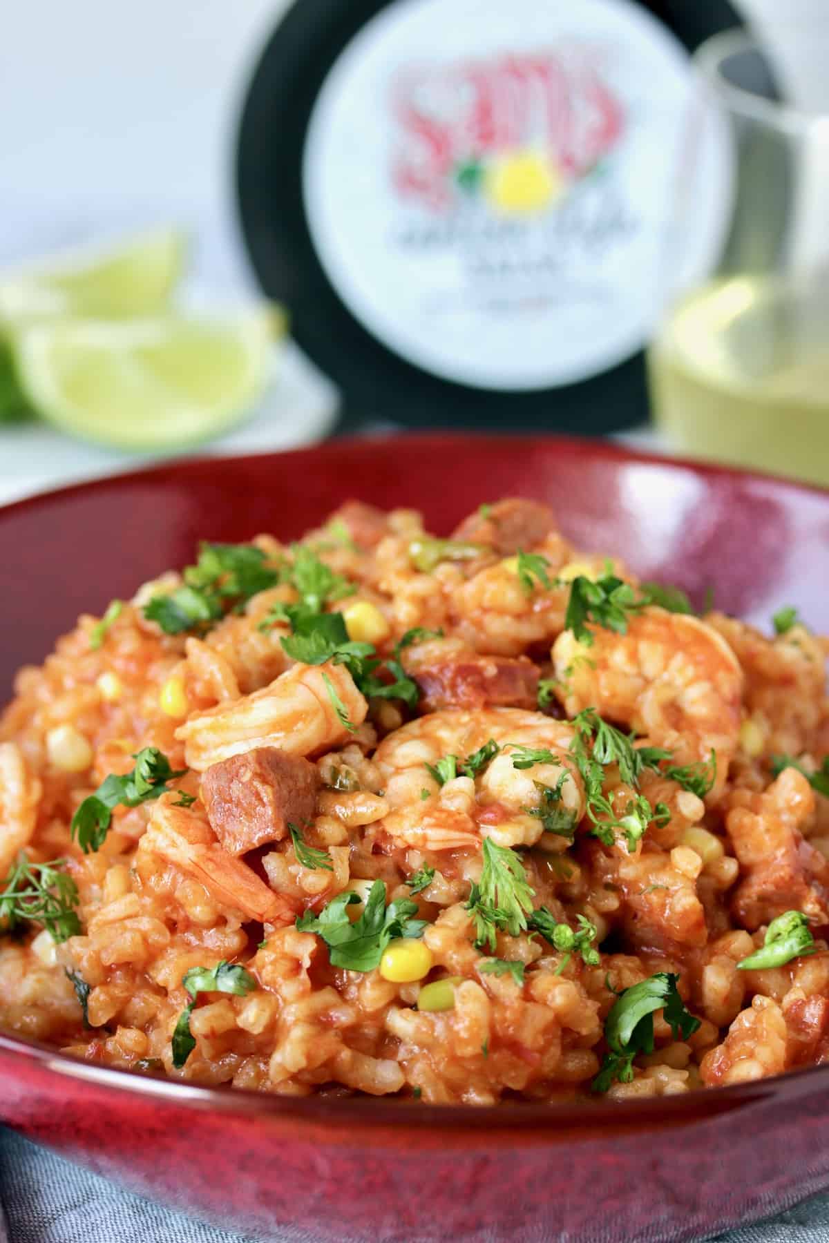 cantina style shrimp risotto